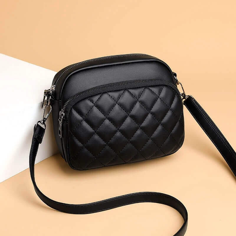 Bolsa Transversal Feminina Modelo Elegant Beauty Preto