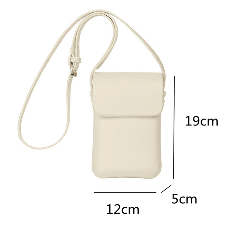 Bolsa Porta Celular Transversal Feminina Couro