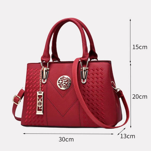 Bolsa Transversal Feminina Modelo Fashion Queen Vermelho