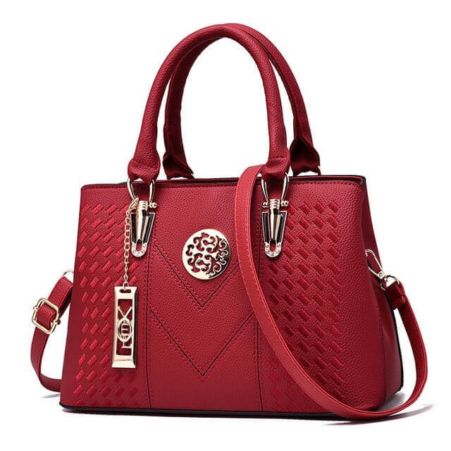 Bolsa Transversal Feminina Modelo Fashion Queen Vermelho